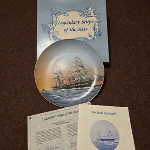 1981 Royal Cornwall "The Roth Ramhach" Collector Plate by Artist D'Estrehan